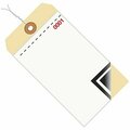 Bsc Preferred 6 1/4 x 3 1/8'' - 0000-0499 Inventory Tags 3 Part Blank w/Carbon #8 - Pre-Wired, 500PK S-5977PW
